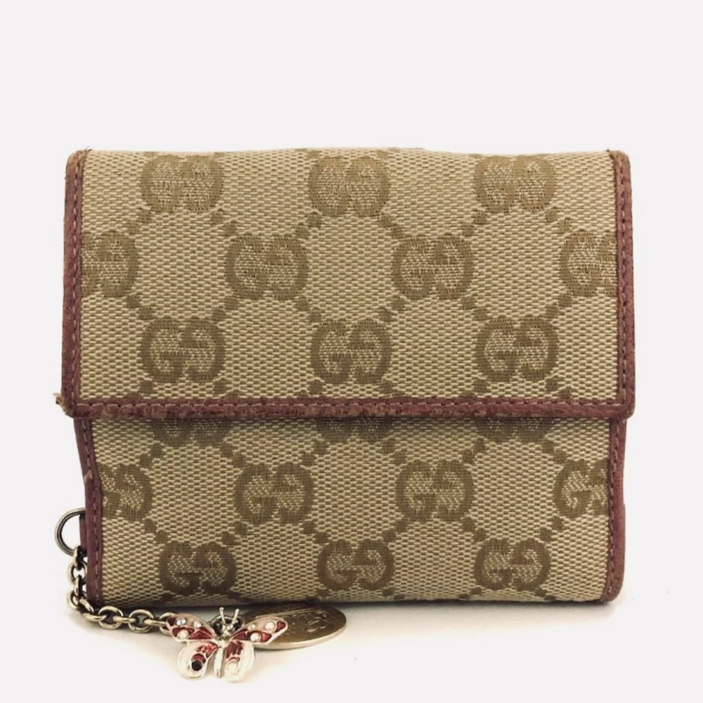 Gucci Brown and Tan Wallet